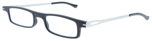 RSPECXS SLIDE READER - schwarze Lesebrille inklusive Etui mit Schiebemechanismus