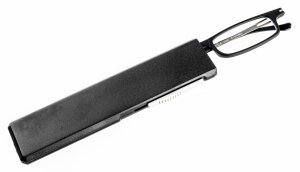 RSPECXS SLIDE READER - schwarze Lesebrille inklusive Etui mit Schiebemechanismus