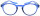 Blaue Fertiglesebrille mit HANGOVER-Bügeln und Federscharnier - HANGOVER PANTO