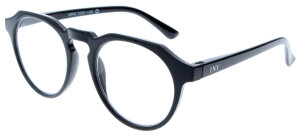 Schwarze, kräftige Fertiglesebrille JAMIE mit...