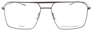 Porsche Design P8386 C Brillenfassung aus leichtem Titan in Braun