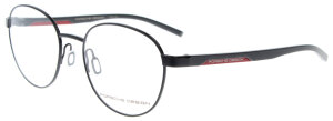 Porsche Design P8746 A Brillenfassung aus Metall mit Kunststoffbügeln in Schwarz