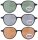 Dunkelgraue Komplettbrille TERRY wahlweise mit Sonnen-Clip, Federscharnier und individueller Sehstärke