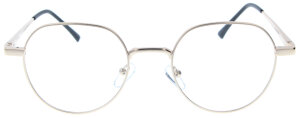 Goldene Komplettbrille TERRY wahlweise mit Sonnen-Clip, Federscharnier und individueller Sehstärke