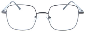 Graue Komplettbrille SPENCER wahlweise mit Sonnen-Clip,...