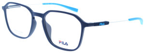 Flexible FILA Kunststoff-Brillenfassung VFI535 7ANM in Dunkelblau/Türkis