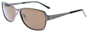 Moderne Brille "NICOLE" in Braun/Grün mit...