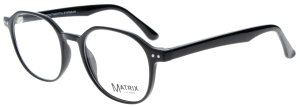 Schöne Matrix Kunststoff - Brillenfassung 844 in Schwarz
