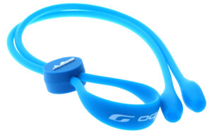 Blaues JULBO Brillenband aus Silikon mit effektivem Stopper