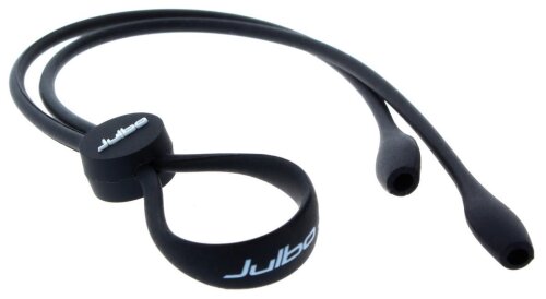 Schwarzes JULBO Brillenband aus Silikon mit effektivem Stopper