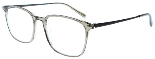 Dezente Brillenfassung JOSHI 7958 C5 aus Acetat / Beta Titan in Graugrün - Transparent