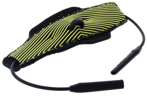 JULBO Sportband - schwimmfähig - in Gelb mit Stopper und Tube - Endstück