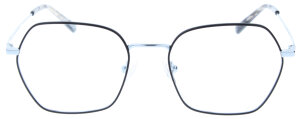 Dezente Brillenfassung JOSHI 8106 C4 aus Beta Titan in Schwarz / Silber