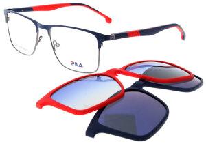 Brillenfassung in Blau/Rot FILA UFI530 K53P mit...