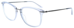 Hellgraue Komplettbrille ANGELINA in moderner Kunststoff-Metall-Kombi mit individueller Sehstärke