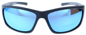 Sportliche Sonnenbrille in Schwarz mit roten Akzenten - OMEGA OPTIX SPORT006 C1 P