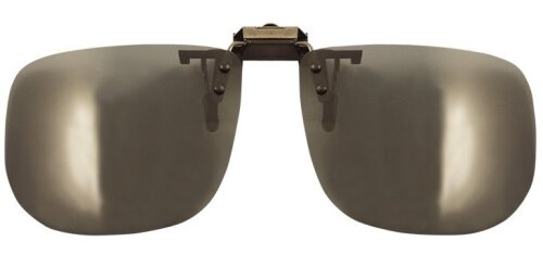 Stilvoller Sonnenschutz: Grauer polarisierender Vorhänger in Groß