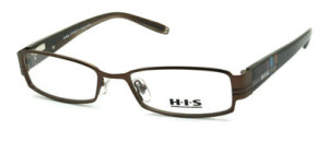 Moderne Brillenfassung HIS 591 - 002 in Braun mit...