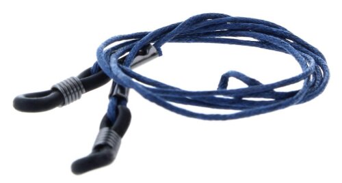 Modische Sicherheit: Schmale Brillenkordel in wachsblauem Design