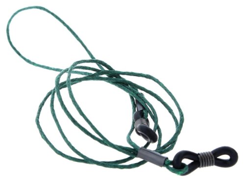 Modische Sicherheit: Schmale Brillenkordel in wachsgrünem Design