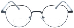 Schwarze Panto-Bifokalbrille TERRY wahlweise mit...
