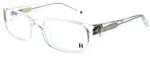 Moderne Brillenfassung BOYCE aus Kunststoff in Transparent von FreudenHaus