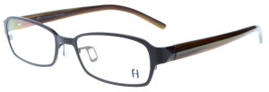 Moderne Vollrand - Brillenfassung AMY von FreudenHaus in Braun aus Metall