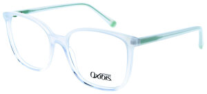 Kunststoff - Brillenfassung von OXIBIS CO2 C4 in Transparent - Grün