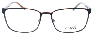 Herren - Brillenfassung TR9 C2 von OXIBIS aus Metall in Schwarz / Orange
