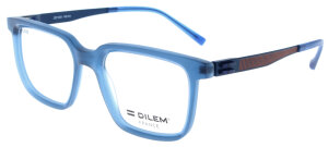 Klassische DILEM - Brillenfassung SKA022 in Blau mit...