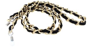 Elegante Brillenkette: Goldene Kettenglieder mit...