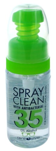 Brillenreinigungsspray SprayClean35 von Pricon Antibakteriell und Alkoholfrei - 35 ml