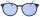 Montana Eyewear Kunststoff - Sonnenbrille MS33A in Dunkelblau mit Blau verspiegelten Gläsern