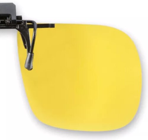 Klappbarer Sonnenschutz-Vorhänger mit Polarisation in Gelb (15-20% Tönung)