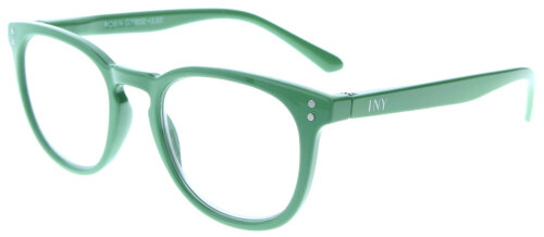 Stylische Lesebrille ROBIN in Grün aus hochwertigen Kunststoff mit Federscharnier