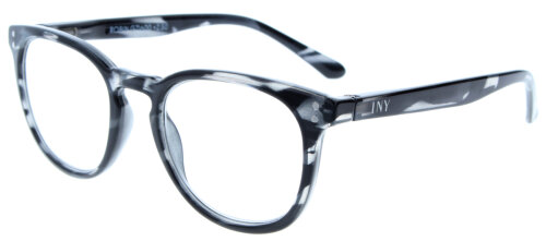 Stylische Lesebrille ROBIN in Schwarz - Havanna aus Kunststoff mit Federscharnier