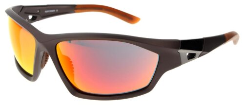 PERFORMER Sportbrille mit Sonnenschutz aus TR90 Material - P2615.300 in Braun