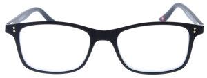 Schwarze Unisex-Lesebrille MONTANA MR72 aus leichtem...