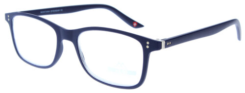 Blaue Unisex-Lesebrille MONTANA MR72B aus leichtem Kunststoff