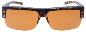 Sportliche OFAR Überbrille / Sonnenbrille in Braun...