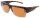 Sportliche OFAR Überbrille / Sonnenbrille in Braun mit Etui in Leinenoptik