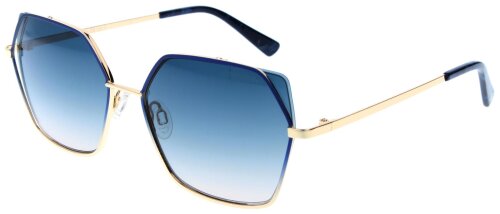Moderne Damen - Sonnenbrille COMMA CO 77174 41 in Dunkelblau - Silber