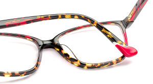 Etnia Barcelona ETOSHA HVRD - Damenfassung mit Federscharnier in Havanna-Rot