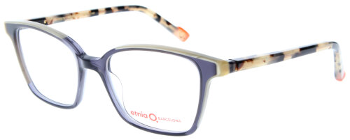 Moderne Brillenfassung mit Federscharnier TEIDE WHBK von Etnia Barcelona in Blaugrau-Beige