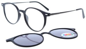 Schwarze Komplettbrille FRANCIS aus TR90-Material...