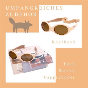 ACTIVE SOL Kinder-Sonnenbrille SAFARI - Fuchs mit Polarisation 0 - 18 Monate