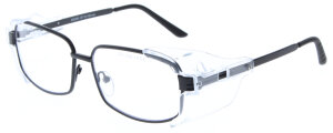 Schwarze Schutzbrille 962200 aus hochwertigem Metall mit...