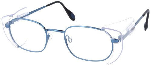 Blaue Schutzbrille Klein 972313 aus hochwertigem Metall mit individueller Stärke
