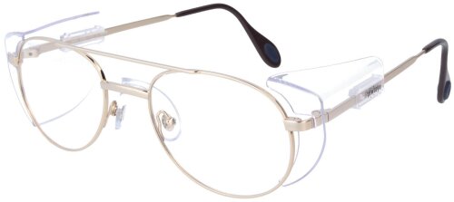 Goldene Herrenfassung aus hochwertigem Metall mit Seitenschutz und individueller Stärke