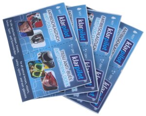 Klar-Pilot Antibeschlagtuch Set mit Nass und Trockentuch